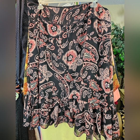 SET!! JH Collectible 2 PIECE SKIRT SET ~ SKIRT Size 18W WITH Shirt Top Size XL - Picture 1 of 7